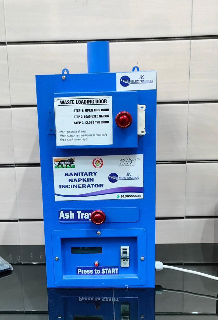 Sanitary Napkin And Diaper Incinerator